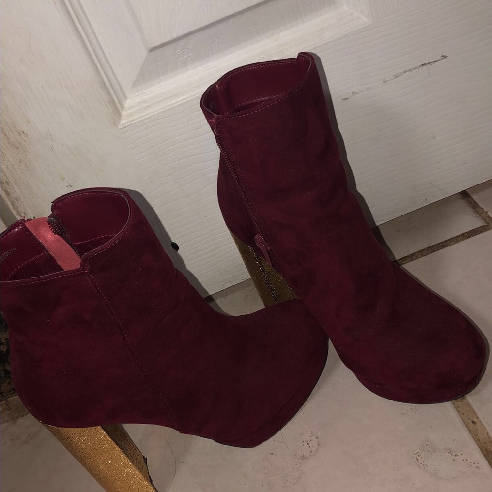 Ankle boot heel